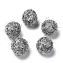 Серый Шерстяные войлочные шарики, серые, 18~22 мм