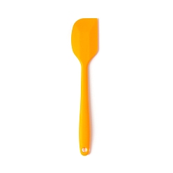 Naranja Raspador de silicona, cuchillo para mezclar, espátula para crema, herramientas para hornear, naranja, 210x40 mm
