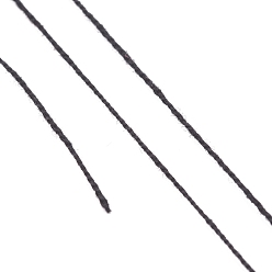 Черный 21s/2 8# хлопковые нитки для вязания крючком, мерсеризованная хлопковая пряжа, для ткачества, вязание крючком, чёрные, 1 мм, 50 г / рулон