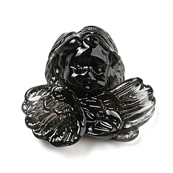 Angel & Fairy Black Theme Resin Cabochons, for Jewelry Making, Angel & Fairy, 24x25x10mm