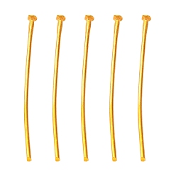 Golden Iron Flat Head Pins, Cadmium Free & Lead Free, Nickel Free, Golden Color, Size: about 0.75~0.8mm thick(20 Gauge), 30mm long, about 8000pcs/1000g, Head: 2mm