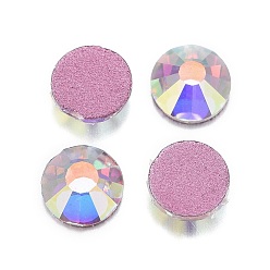 Cristal AB Cabujones de diamantes de imitación de cristal, aa grado, la espalda plana y facetas, semicírculo, crystal ab, ss 20, 4.6~4.8 mm, sobre 1440 unidades / bolsa
