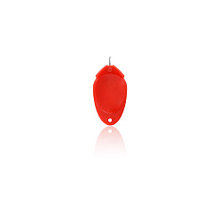 Rouge Enfile-aiguille en plastique pour la couture à la main, outil de couture de machine à main d'enfileur d'aiguille de bricolage de boucle de fil, rouge, 41x20mm