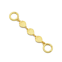 Golden Alloy Strawberry Bag Strap Extenders, with Spring Gate Rings, for Bag Replacement Accessories, Golden, Strawberry: 1.4cm