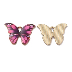 Camel Alloy Enamel Pendants, Long-Lasting Plated, Cadmium Free & Nickel Free & Lead Free, Golden, Butterfly Charm, Camel, 15.5x21.5x1.6mm, Hole: 3.5X2mm