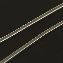 Clair Fil de cristal coréen, cordon élastique pour la fabrication de bijoux, clair, 0.7mm, environ 1093.61 yards (1000m)/rouleau