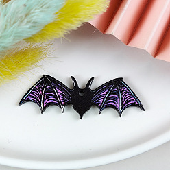 Bat Акриловые подвески с принтом на тему Хэллоуина, летучая мышь, 28x17 мм