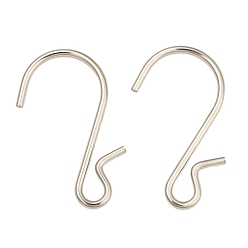 Stainless Steel Color 201 Stainless Steel S Hook Clasps, Stainless Steel Color, 45x25.5x2mm