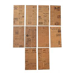 Others Scrapbook Kraft Paper Pad, for DIY Album Scrapbook, Greeting Card, Background Paper, Diary Decorative, Peru, 16x8.4cm, 60pcs/bag