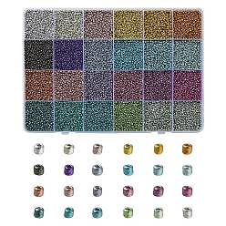 (52) Непрозрачная лаванда 312г 24 цвет 12/0 краска для выпечки стеклянный бисер, круглые, разноцветные, 2 мм, отверстие : 1 мм, 13 г / цвет