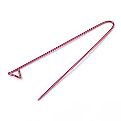 Roja Titular de la puntada de aluminio, rojo, 170x25 mm, pin: 2.5 mm