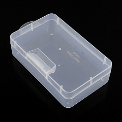 Clear Rectangle Plastic Bead Storage Containers, Clear, 16x9x4cm