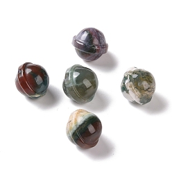 Indian Agate Natural Indian Agate Display Decorations, Gemstone Figurine, Planet, 20x18mm