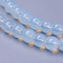 Opalite Opalite perles rondes brins, 6mm, Trou: 1mm, Environ 69 pcs/chapelet, 16.1 pouce