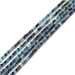 Tourmaline Natural Tourmaline Beads Strands, Faceted, Round, 2mm, Hole: 0.5mm, about 208pcs/strand, 15.35''(39cm)