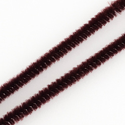 Coconut Brown 11.8 inch Pipe Cleaners, DIY Chenille Stem Tinsel Garland Craft Wire, Coconut Brown, 300x5mm