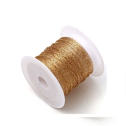 Golden Vacuum Plating 304 Stainless Steel Cable Chains, Unwelded, with Spool, Golden, 2.4x1.4x0.3mm, about 32.81 Feet(10m)/Roll