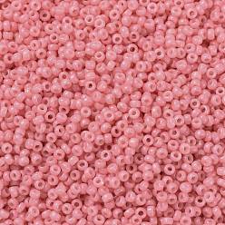 (RR4465) Duracoat Dyed Opaque Guava MIYUKI Round Rocailles Beads, Japanese Seed Beads, (RR4465) Duracoat Dyed Opaque Guava, 15/0, 1.5mm, Hole: 0.7mm, about 27777pcs/50g