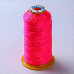 Rosa Caliente Hilo de coser de nylon, color de rosa caliente, 0.2 mm, sobre 700 m / rollo