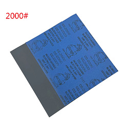 Серый Наждачная бумага прямоугольник, шлифовальные шлифовальные инструменты, серые, 2000 зернистость, 28x23x0.02 см