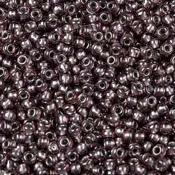 (1010) Silver Lined Light Amethyst Semi Matte TOHO Round Seed Beads, Japanese Seed Beads, (1010) Silver Lined Light Amethyst Semi Matte, 11/0, 2.2mm, Hole: 0.8mm, about 5555pcs/50g