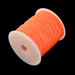 Оранжево-Красный Нейлоновая нить, оранжево-красный, 1 мм, около 153.1 ярдов (140 м) / рулон