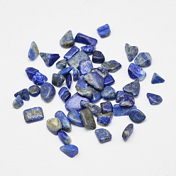 Lapis Lazuli Natural Lapis Lazuli Chip Beads, No Hole, 1~30mm
