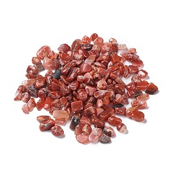 Natural Agate Natural South Red Agate Beads, No Hole/Undrilled, Nuggets, Tumbled Stone, Vase Filler Gems, 7~16x6~8x2~6mm, about 1428pcs/1000g