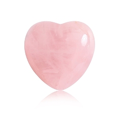 Quartz Rose Pierres de guérison en quartz rose naturel, coeur amour pierres, pierres de poche pour l'équilibrage du reiki, cœur, 15x15x10mm