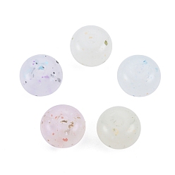 Couleur Mélangete Perles acryliques opaques style pierre marbrée, abaque, couleur mixte, 13.5x8.5mm, Trou: 2.8mm
