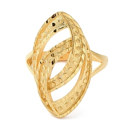 Horse Eye Light Gold Brass Adjustable Rings for Women, Horse Eye, Inner Diameter: 21mm