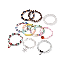 Mixed Color Fashionable Valentines Day Ideas for Her Mixed Bracelets, Random in Materials and Colors, 45~58mm