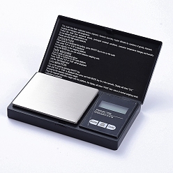 Black Weigh Gram Scale Digital Pocket Scale, 100g/0.01g, Digital Grams Scale, Food Scale, Jewelry Scale, without Battery, Black, 128.5x77x19.5mm