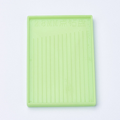 Yellow Green Tray Plate, Rhinestone Drill Point Plate, Yellow Green, 8.9x6.2x0.7cm