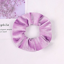 Orchid Lint Elastic Hair Accessories, for Girls or Women, Scrunchie/Scrunchy Hair Ties, Orchid, 100mm