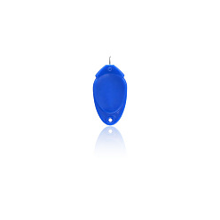Bleu Enfile-aiguille en plastique pour la couture à la main, outil de couture de machine à main d'enfileur d'aiguille de bricolage de boucle de fil, bleu, 41x20mm