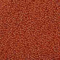 (958) Inside Color Hyacinth/Siam Lined Toho perles de rocaille rondes, perles de rocaille japonais, (958) couleur intérieure jacinthe / siam doublé, 11/0, 2.2mm, Trou: 0.8mm, environ5555 pcs / 50 g