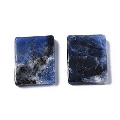 Sodalite Natural Sodalite Cabochons, Rectangle, 14x10.5x3mm