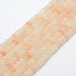 Pink Aventurine Natural Pink Aventurine Beads Strands, Rondelle, 6x4mm, Hole: 1mm, about 96~97pcs/strand, 15.3 inch(39cm)