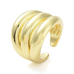 Настоящее золото 18K Медные кольца, долговечный, без кадмия и без свинца, реальный 18 k позолоченный, 5.5~21 мм, внутренний диаметр: 17.8 мм