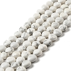 Howlite Natural Howlite Beads Strands, Heart, 10x10.5~11x6mm, Hole: 1.2mm, about 40pcs/strand, 15.35''(39cm)