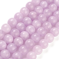 Amethyst Natural Amethyst Beads Strands, Dyed & Heated, Round, 10.5mm, Hole: 1mm, about 38pcs/strand, 15.51~15.55 inch(39.4~39.5cm)