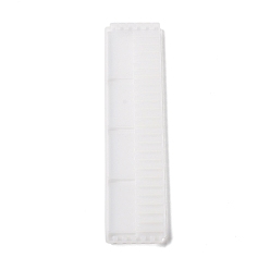 Белый Силиконовые формы, формы для литья смолы, для уф-смолы, изготовление ювелирных изделий из эпоксидной смолы, прямоугольные, белые, 255x64x11.5 мм, внутренний диаметр: 251x60 мм
