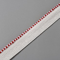 Red Polyester Book Headbands, for Book Binding Decoration, Red, 5/8 inch(15mm), about 109.36 Yards(100m)/Roll