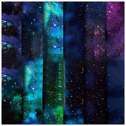 Star 12 Sheets 12 Styles Scrapbooking Paper Pads, Decorative Craft Paper Pad, None Self-Adhesive, Star, 153x153x0.1mm, 1 Sheet/style