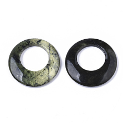 Перидот Природные подвески перидота, кольцо, 45x7 мм, отверстие : 24 мм
