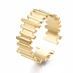 Golden 304 Stainless Steel Chunky Ring for Women, Golden, US Size 7(17.3mm)