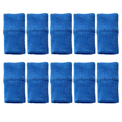 Морской Синий Нейлоновые накладки на пальцы, для принадлежностей для алмазной живописи, Marine Blue, 45x25 мм, 10 шт