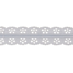 Light Grey Garment Accessories, Nylon Lace Zipper, Zip-fastener Components, Light Grey, 34x2.4cm