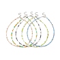 Glass Seed Beaded Two Loops Wrap Bracelet for Women